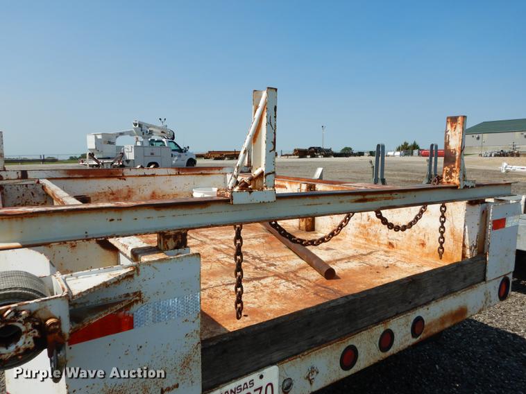 image for item DE1798 1991 C-14 pole trailer