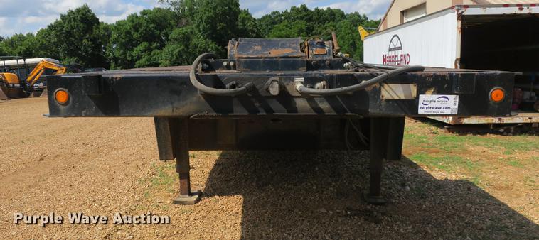 image for item DE3756 1997 Trail King TK70HT-482 drop deck equipment trailer
