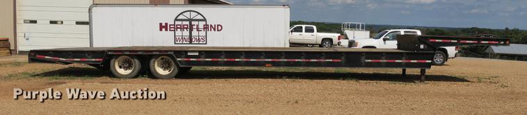 image for item DE3756 1997 Trail King TK70HT-482 drop deck equipment trailer