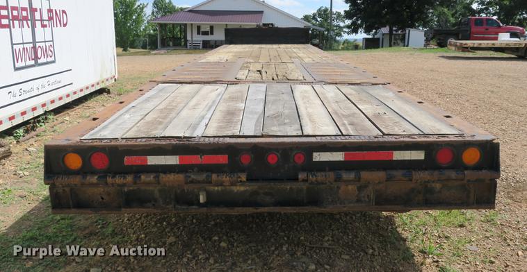 image for item DE3756 1997 Trail King TK70HT-482 drop deck equipment trailer