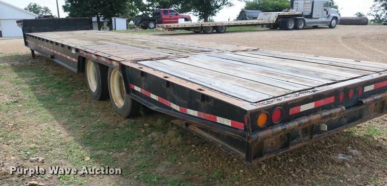 image for item DE3756 1997 Trail King TK70HT-482 drop deck equipment trailer