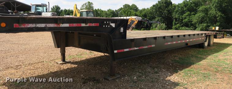 image for item DE3756 1997 Trail King TK70HT-482 drop deck equipment trailer