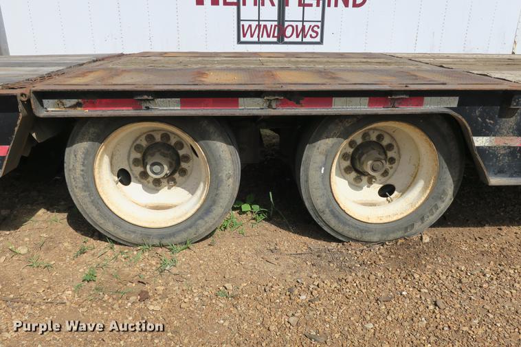 image for item DE3756 1997 Trail King TK70HT-482 drop deck equipment trailer