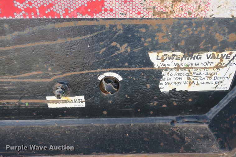 image for item DE3756 1997 Trail King TK70HT-482 drop deck equipment trailer