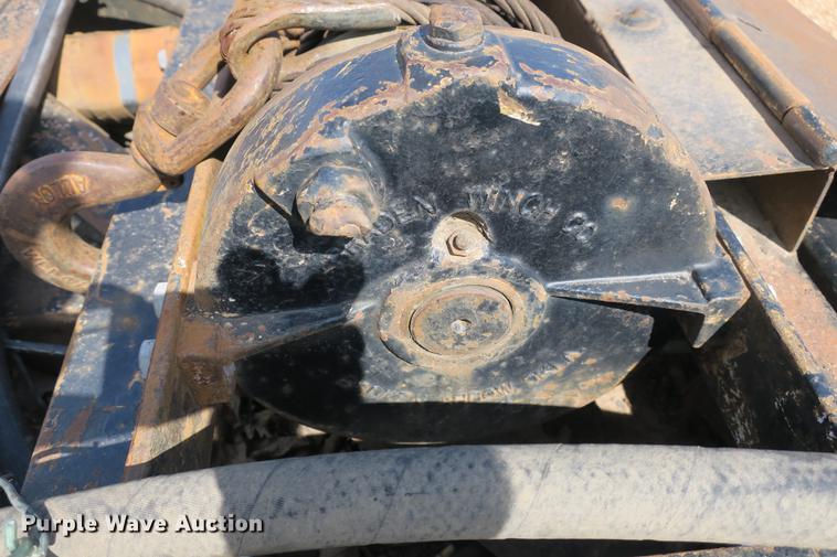 image for item DE3756 1997 Trail King TK70HT-482 drop deck equipment trailer