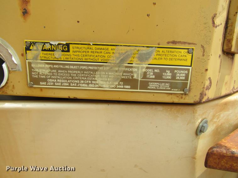 image for item DF3828 1989 Caterpillar IT28B wheel loader