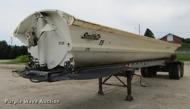 image for item DF3835 1999 Smithco SC2002 side dump trailer