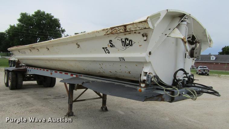 image for item DF3835 1999 Smithco SC2002 side dump trailer