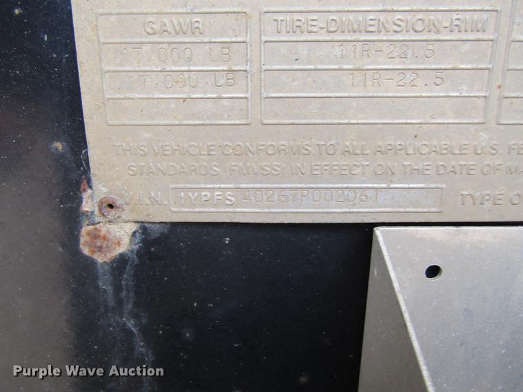 image for item DF3836 2007 Sidumpr side dump trailer