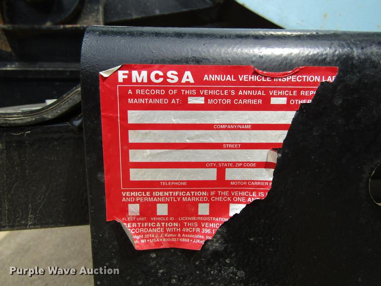 image for item DF3838 1999 Smithco side dump trailer