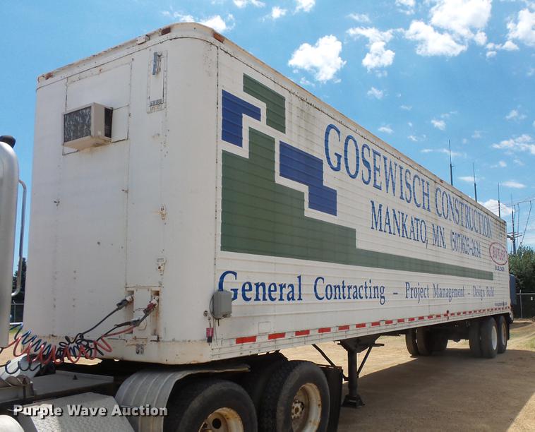 image for item DV9379 1978 Timpte dry van office trailer