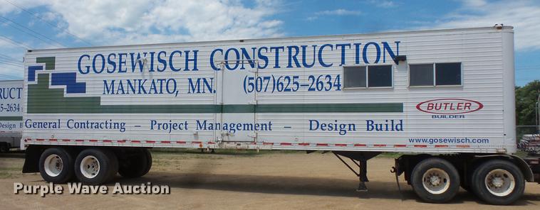 image for item DV9379 1978 Timpte dry van office trailer