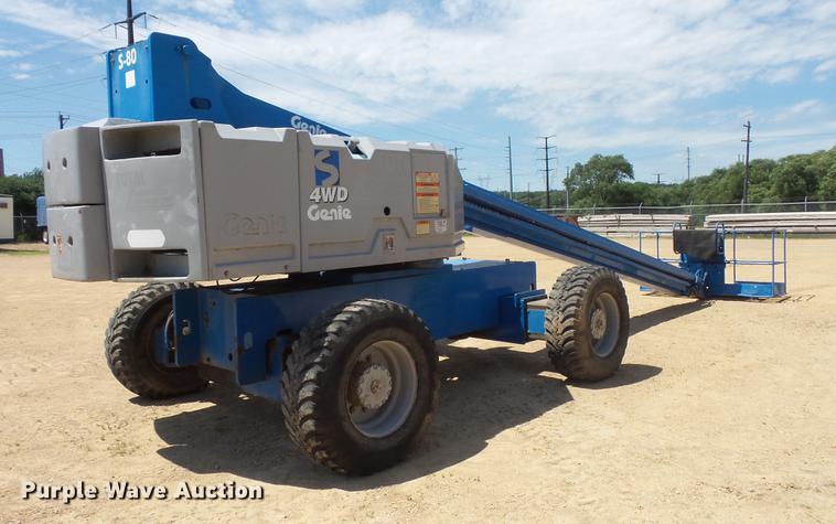 image for item DV9380 1995 Genie S80 boom lift