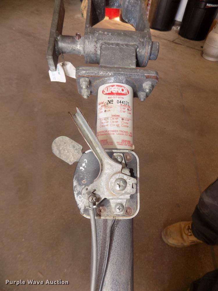 image for item DZ9522 2007 Superior CR power trowel