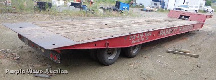 image for item EK9502 1996 Landoll tilt deck equipment trailer