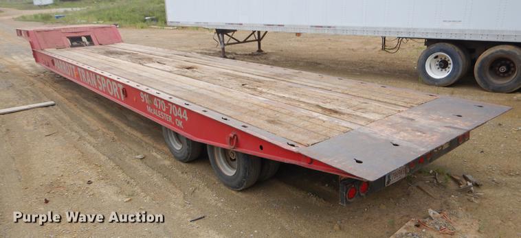 image for item EK9502 1996 Landoll tilt deck equipment trailer