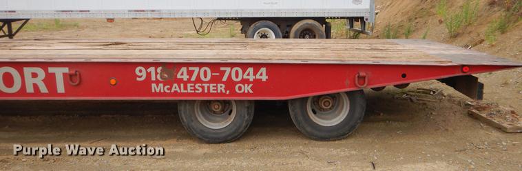 image for item EK9502 1996 Landoll tilt deck equipment trailer