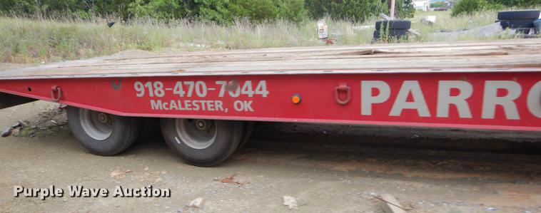 image for item EK9502 1996 Landoll tilt deck equipment trailer