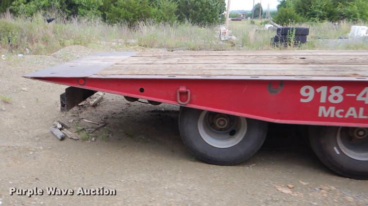 image for item EK9502 1996 Landoll tilt deck equipment trailer