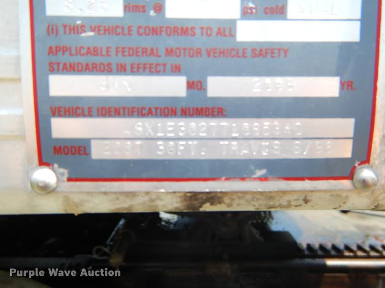 image for item EK9557 2007 Travis S96 end dump trailer