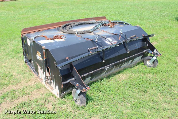 image for item EK9565 John Deere BP72 skid steer sweeper attachment