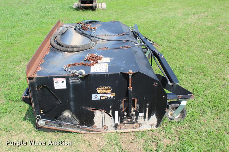 image for item EK9565 John Deere BP72 skid steer sweeper attachment