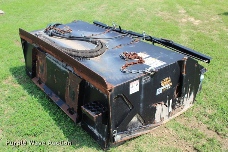 image for item EK9565 John Deere BP72 skid steer sweeper attachment