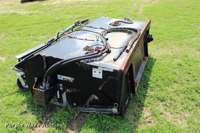 image for item EK9565 John Deere BP72 skid steer sweeper attachment