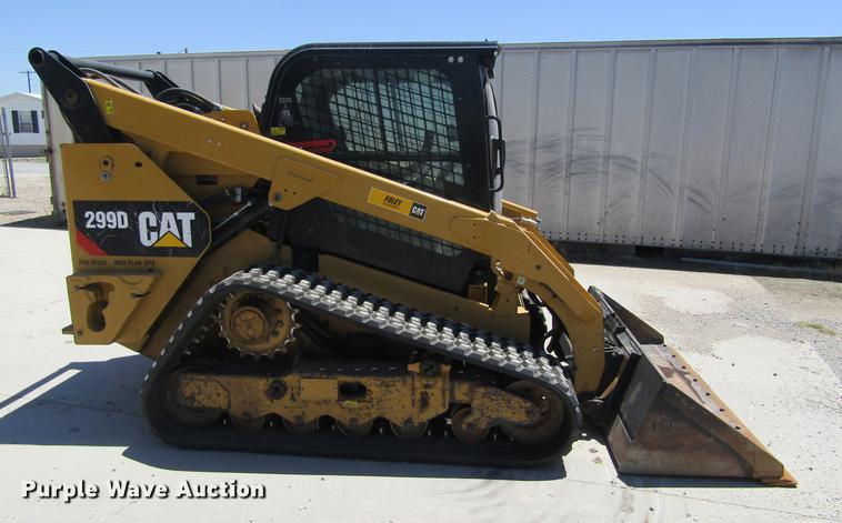 image for item G1215 2014 Caterpillar 299D skid steer
