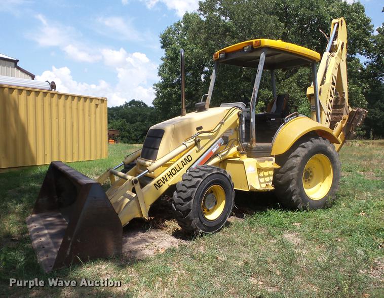 image for item K6269 New Holland 555E backhoe