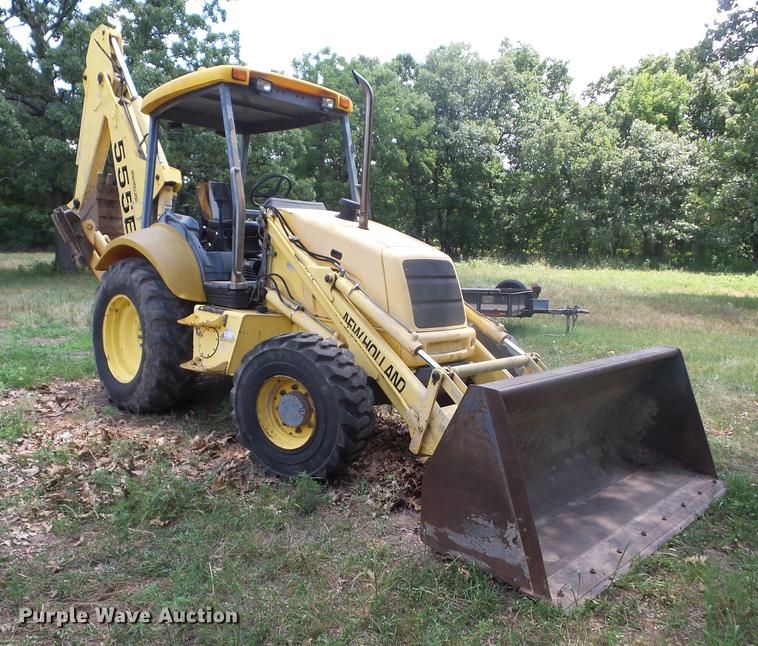 image for item K6269 New Holland 555E backhoe