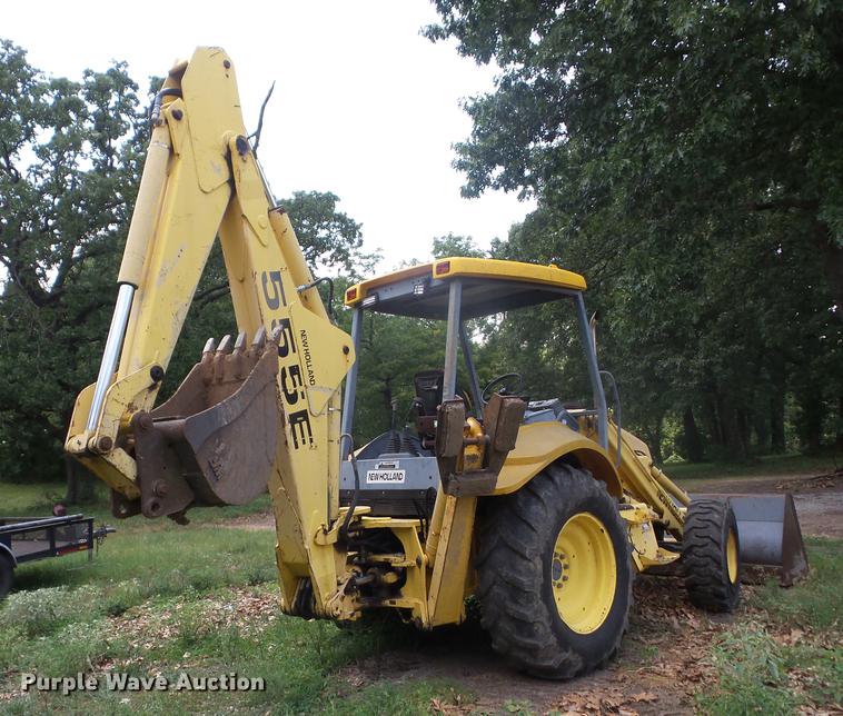 image for item K6269 New Holland 555E backhoe