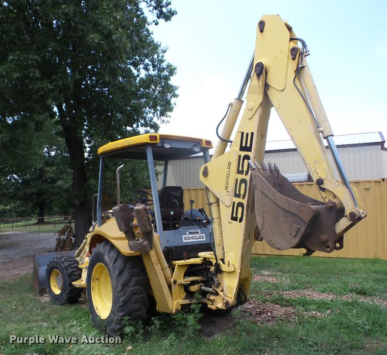 image for item K6269 New Holland 555E backhoe