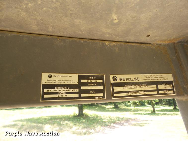 image for item K6269 New Holland 555E backhoe