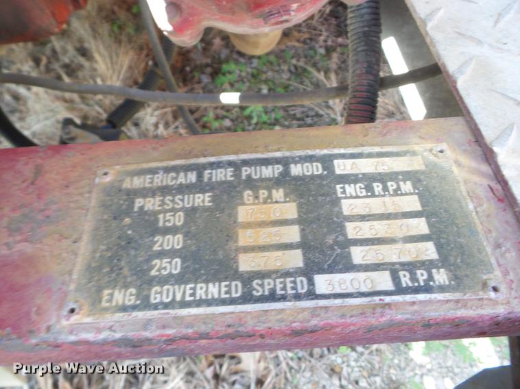 image for item BI9548 1978 Ford fire truck