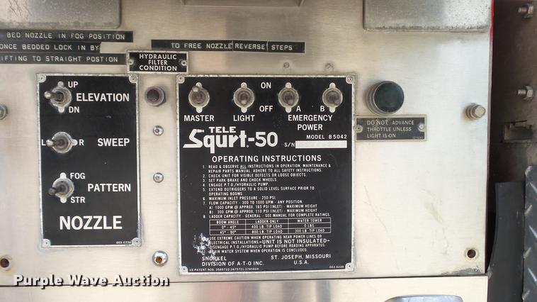 image for item DD7250 1988 Mack CF688FC fire truck