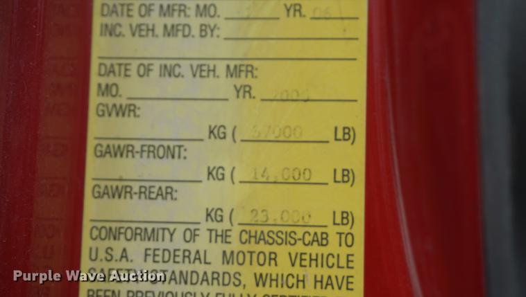 image for item DD7781 2006 International 7400 dump truck