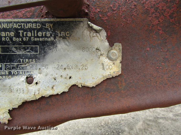 image for item DD8841 1985 Great Dane flatbed trailer