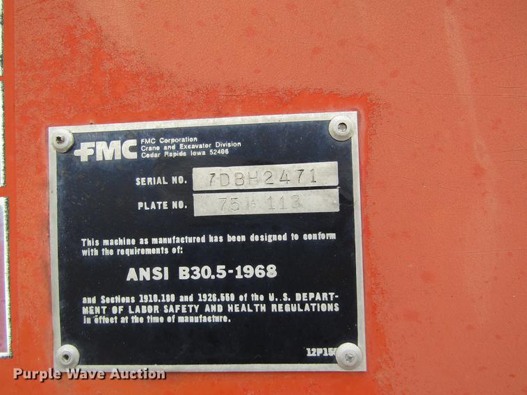 image for item DD8842 1975 Link Belt HC78B truck crane