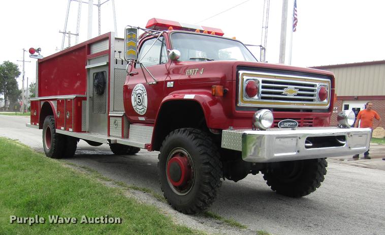 image for item DD8843 1985 Chevrolet 70 fire truck