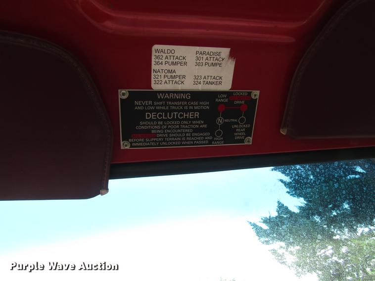 image for item DD8843 1985 Chevrolet 70 fire truck