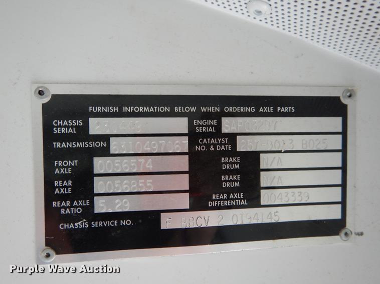 image for item DE1838 2006 Blue Bird Vision school bus