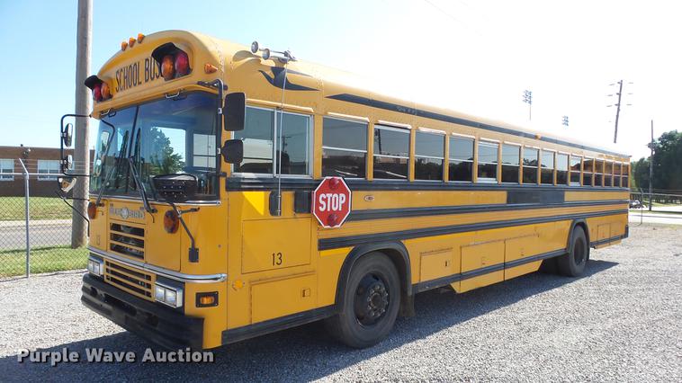 image for item DE7194 1993 Blue Bird All American school bus