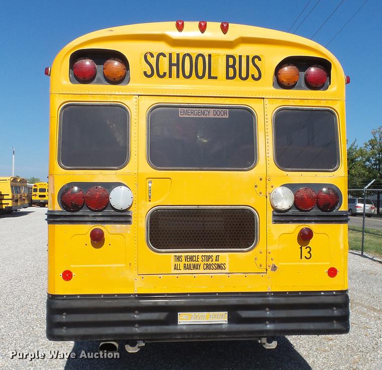 image for item DE7194 1993 Blue Bird All American school bus