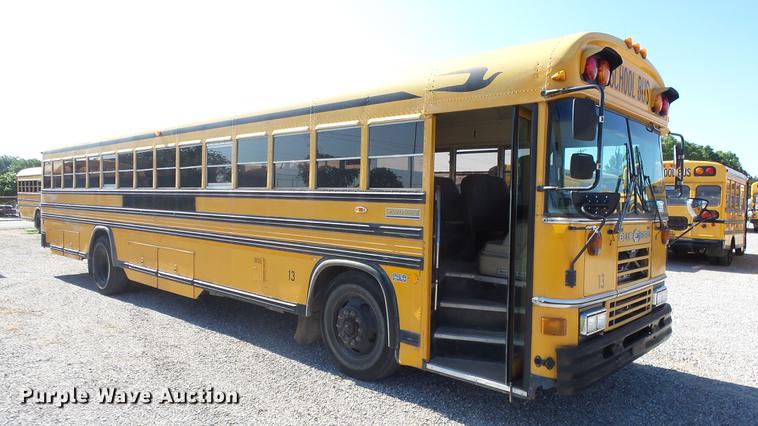 image for item DE7194 1993 Blue Bird All American school bus