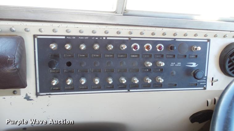 image for item DE7194 1993 Blue Bird All American school bus