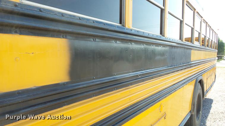 image for item DE7194 1993 Blue Bird All American school bus