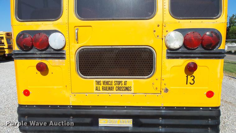 image for item DE7194 1993 Blue Bird All American school bus