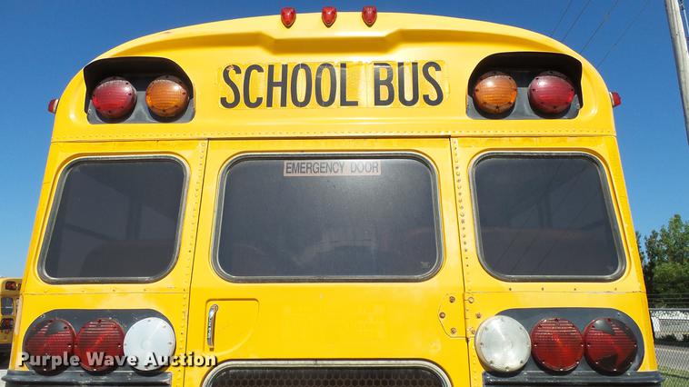 image for item DE7194 1993 Blue Bird All American school bus