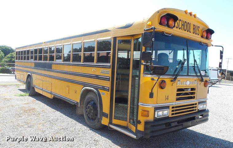 image for item DE7195 1993 Blue Bird All American school bus